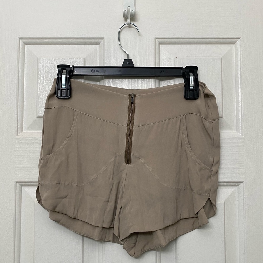 Acacia Swimwear Grey Silk Shorts